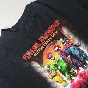 Killer Klowns From Outer Space Cotton Candy Gun T-Shirt Black Sz XL Horror